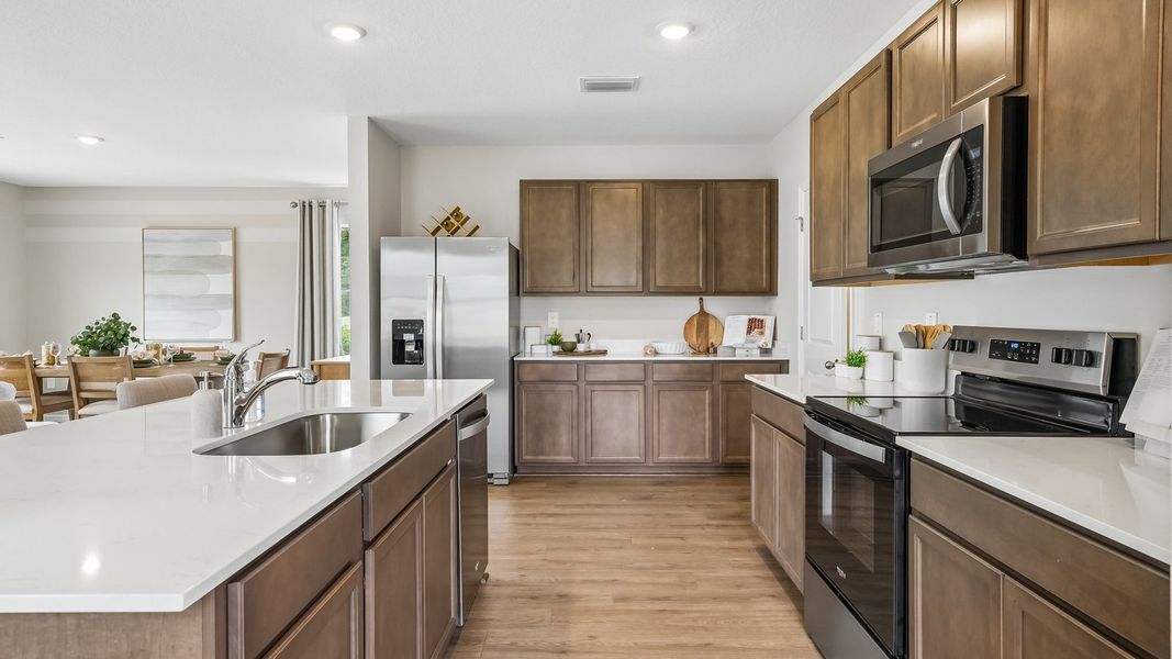 Furnished interior view inside a new home in Northwater at Two Rivers, Zephyrhills (Image 13).
