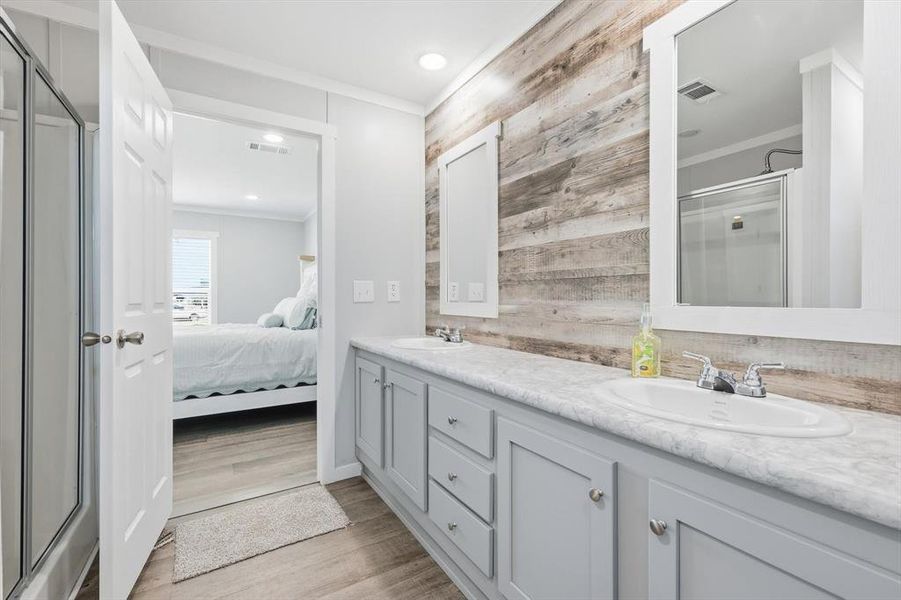 Furnished interior view inside a new home in , Gordonville (Image 12).