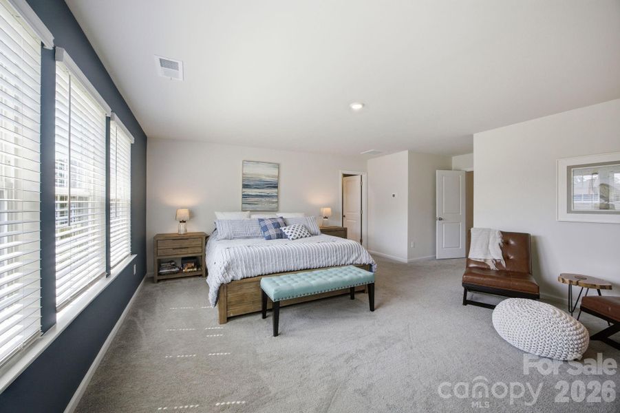 Furnished interior view inside a new home in Falls Cove at Lake Norman, Troutman (Image 30).