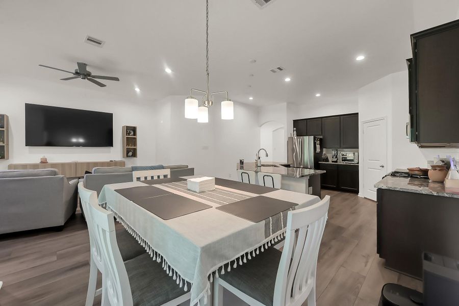 Furnished interior view inside a new home in Lexington Heights, Willis (Image 17).