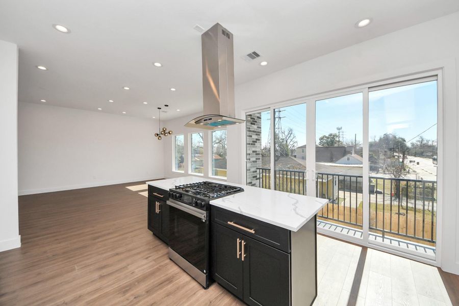 Furnished interior view inside a new home in , Houston (Image 12).
