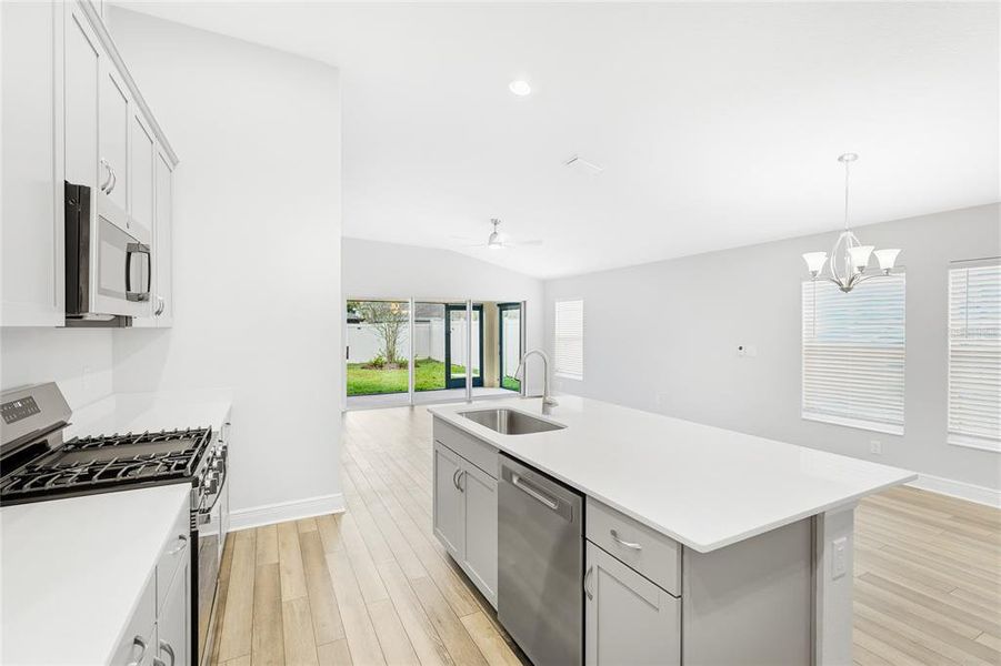 Furnished interior view inside a new home in Crosswind Point, Parrish (Image 5).