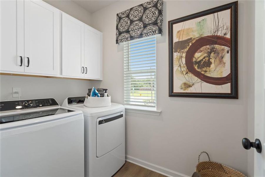 Furnished interior view inside a new home in Meadowbrook, Cartersville (Image 31).