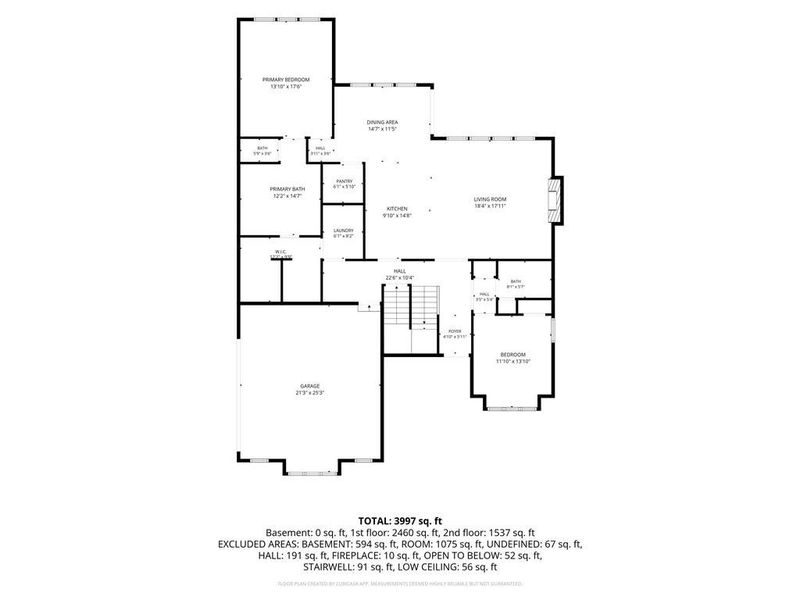 2D floor plan layout of this home in , Canton, GA (Image 5).