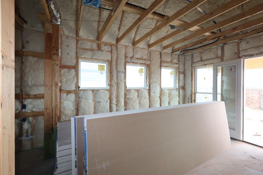 In-progress construction of a new home in Oakwood Estates, Waller, TX (Image 5).