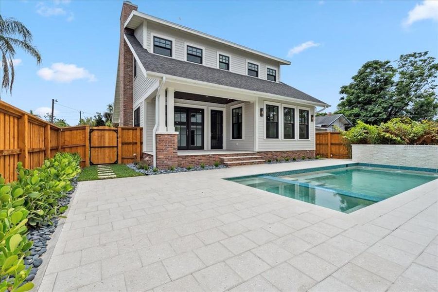 Front exterior of a new home in , St. Petersburg, FL, highlighting curb appeal (Image 21).