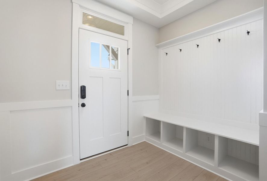 Spacious, unfurnished interior of a new home in Blythe Mill Townhomes, Waxhaw (Image 16). Spacious, unfurnished interior of a new home in Blythe Mill Townhomes, Waxhaw (Image 16).