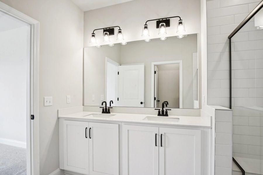 Furnished interior view inside a new home in Promenade at Clari Park, Murfreesboro (Image 12).