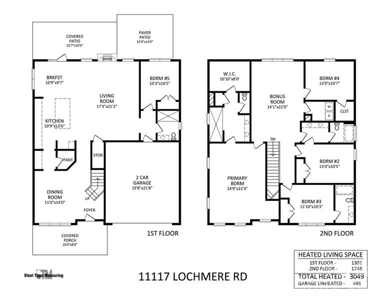 2D floor plan layout of this home in Avienmore, Charlotte, NC (Image 7). 2D floor plan layout of this home in Avienmore, Charlotte, NC (Image 7).
