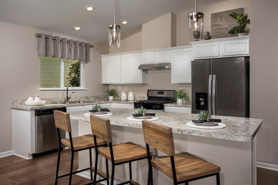 Furnished interior view inside a new home in Copper Ridge, Jacksonville (Image 3).