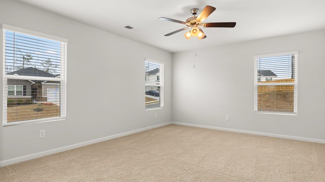 Representative unfurnished interior of a home built from the Halton by D.R. Horton in Highland Hills, Graniteville (Image 22).