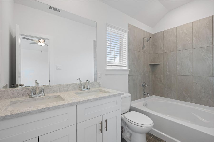 Primary Bedroom RR with double sink vanily