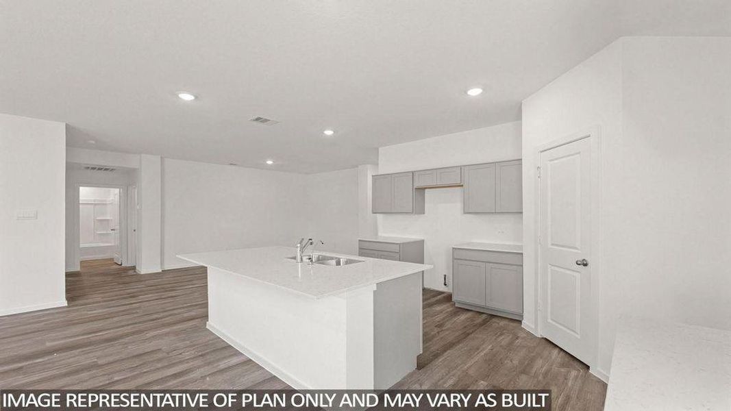 Furnished interior view inside a new home in New Waverly Station, New Waverly (Image 5).