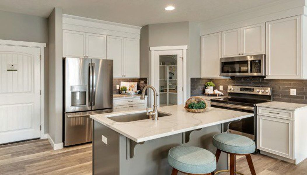 Furnished interior view inside a new home in , Salem (Image 9).