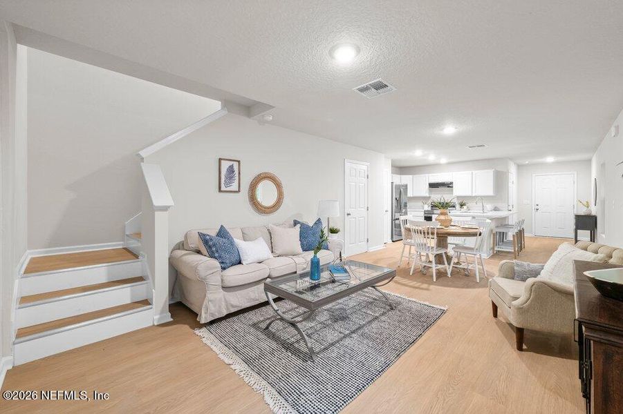 Furnished interior view inside a new home in , Jacksonville (Image 18).