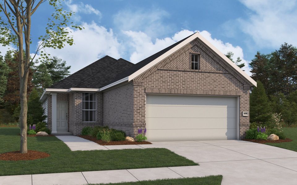 Rendering of floor plan. Colors and features may differ from shown representation.