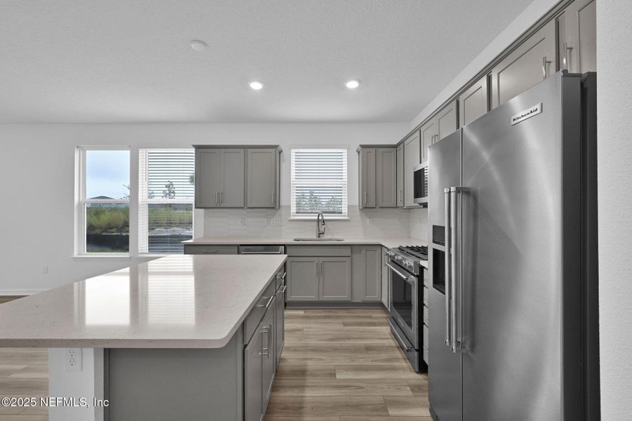 Furnished interior view inside a new home in Del Webb Wildlight, Yulee (Image 14).