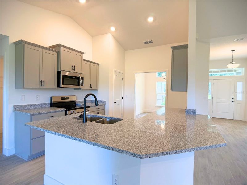 Furnished interior view inside a new home in Hill Country Estates, Dade City (Image 6). Furnished interior view inside a new home in Hill Country Estates, Dade City (Image 6).