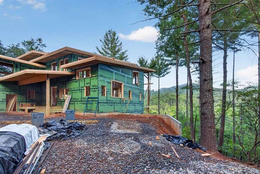 In-progress construction of a new home in , Cherry Log, GA (Image 7).
