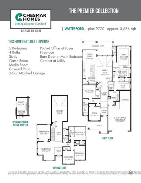 2D floor plan layout of this home in Briarley, Montgomery, TX (Image 5).