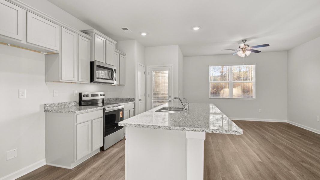 Furnished interior view inside a new home in Laurel Park Townhomes, Hephzibah (Image 8).