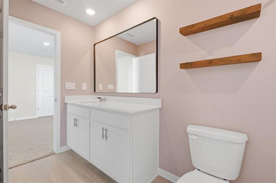 Furnished interior view inside a new home in Brooks at Riverview Landing, Smyrna (Image 13).
