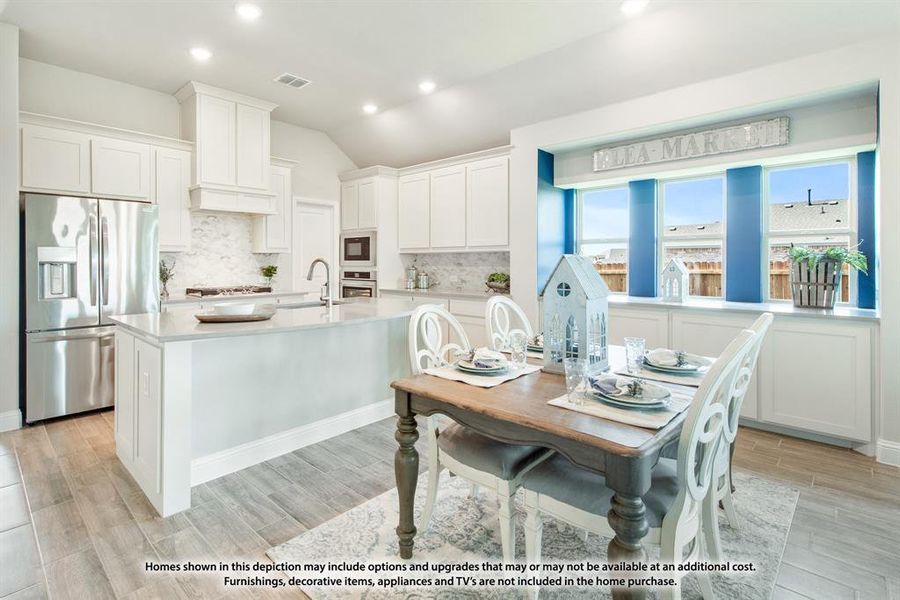 Furnished interior view inside a new home in ArrowBrooke, Aubrey (Image 23).