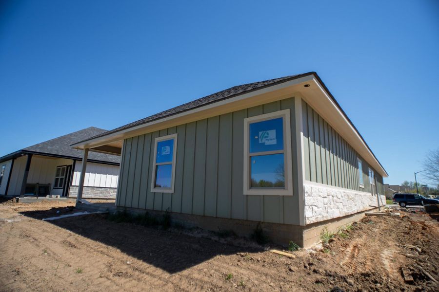 Exterior details and patio area of a home in , Navasota (Image 4). Exterior details and patio area of a home in , Navasota (Image 4).