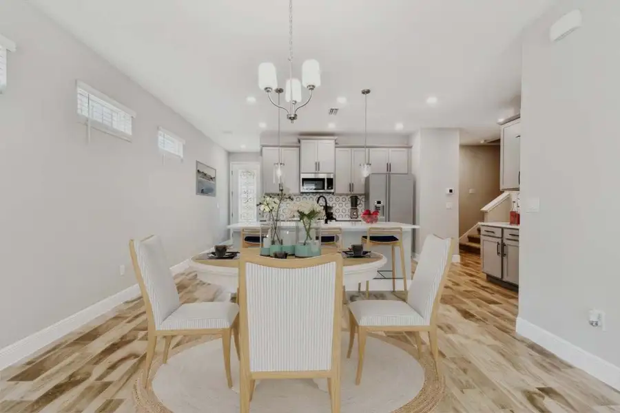 Furnished interior view inside a new home in Fairway Pointe - 55+ Villa Community, Sun City Center (Image 5).