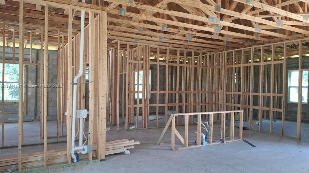 In-progress construction of a new home in , Lehigh Acres, FL (Image 5).