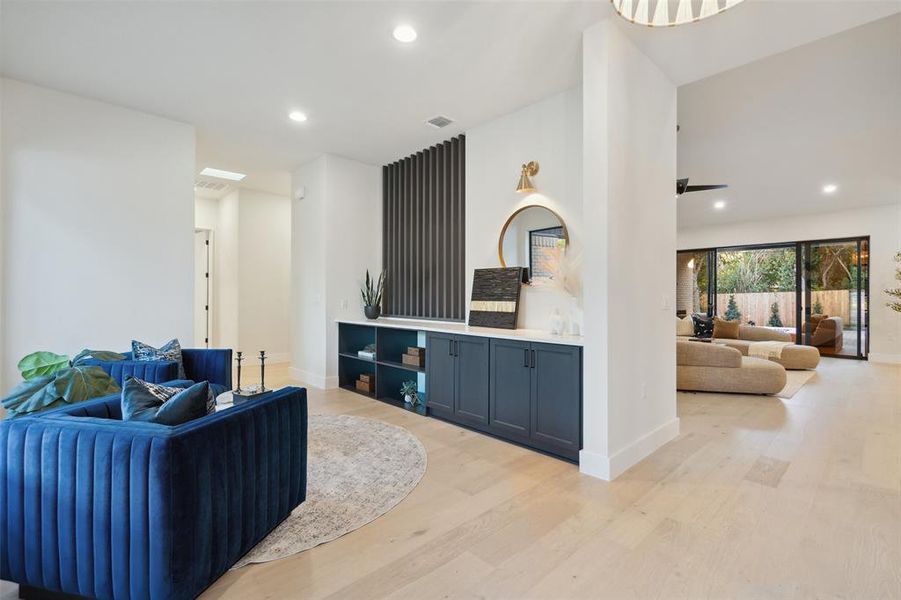 Entry Foyer Sitting Area