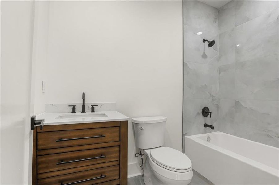 Furnished interior view inside a new home in , Atlanta (Image 11).