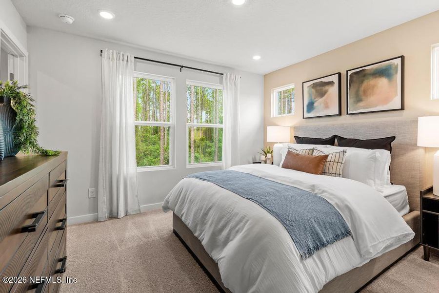 Furnished interior view inside a new home in , Jacksonville (Image 27).