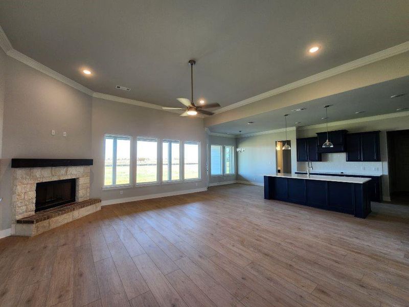 Spacious, unfurnished interior of a new home in Rocky Top, Krum (Image 17). Spacious, unfurnished interior of a new home in Rocky Top, Krum (Image 17).