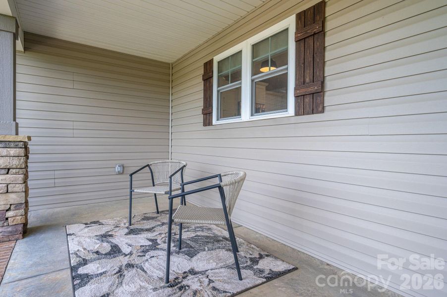 Exterior details and patio area of a home in , Lincolnton (Image 27).