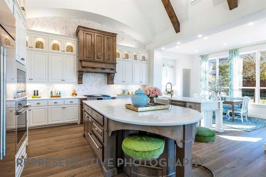 Furnished interior view inside a new home in Wildflower Ranch, Dish (Image 13).