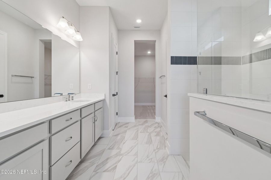 Furnished interior view inside a new home in Reflections 50' Front Load, Ponte Vedra (Image 11).