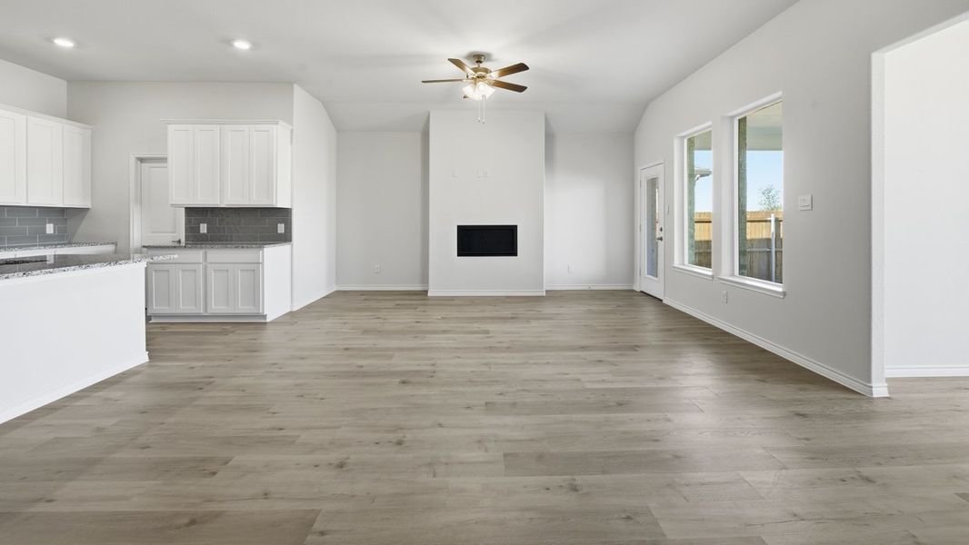 Spacious, unfurnished interior of a new home in Fireside by the Lake, Garland (Image 11).