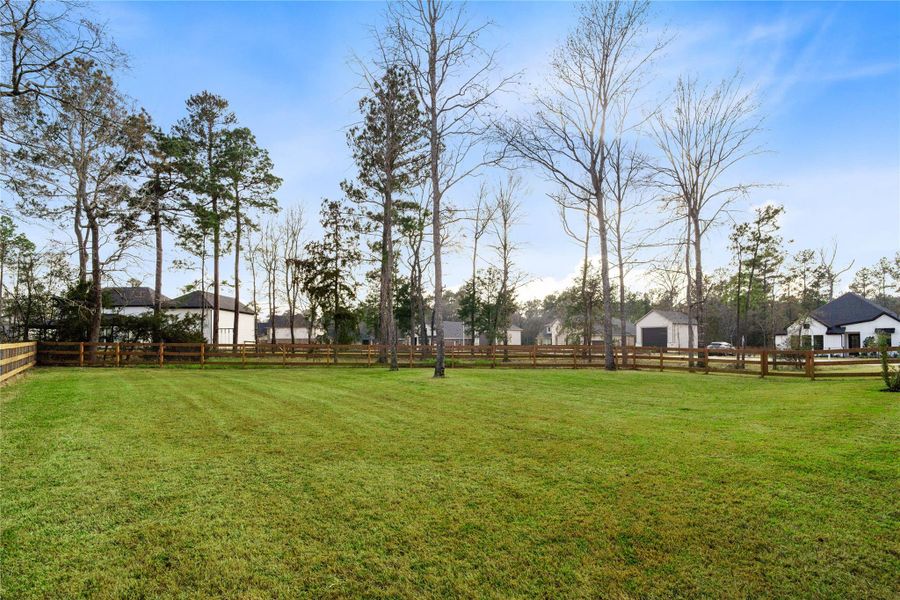 Plenty of green space to spread out and an irrigation system to keep everything growing! Plenty of green space to spread out and an irrigation system to keep everything growing!