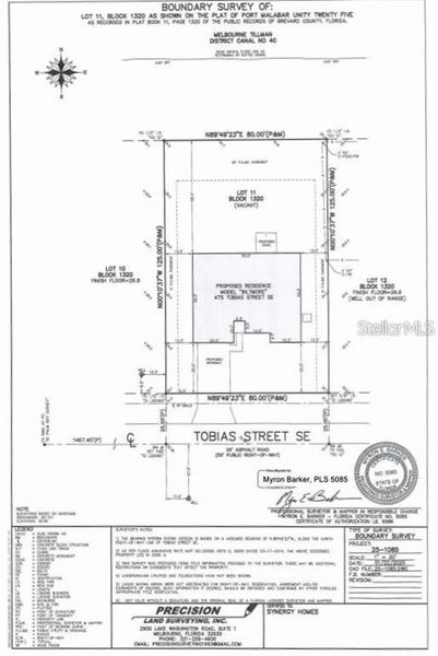 2D floor plan layout of this home in , Palm Bay, FL (Image 3).