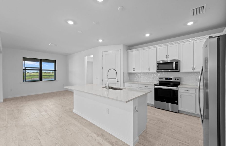 Furnished interior view inside a new home in Del Webb Naples, Immokalee (Image 14).