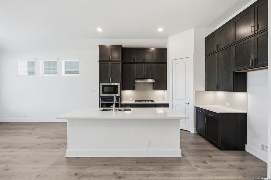 Furnished interior view inside a new home in Prominence, San Antonio (Image 7).