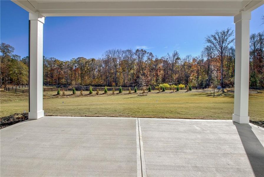 Exterior details and patio area of a home in , Brooks (Image 30).