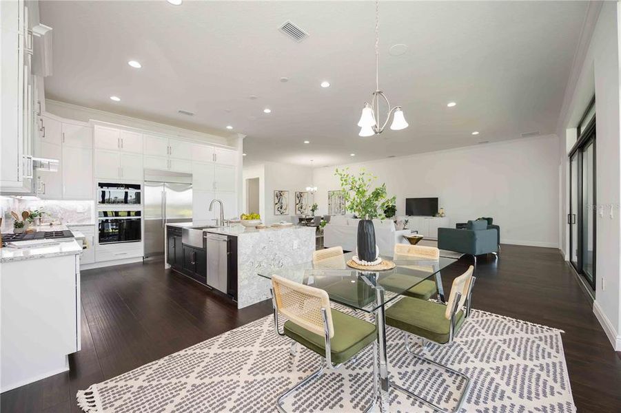 Furnished interior view inside a new home in , Sarasota (Image 10). Furnished interior view inside a new home in , Sarasota (Image 10).