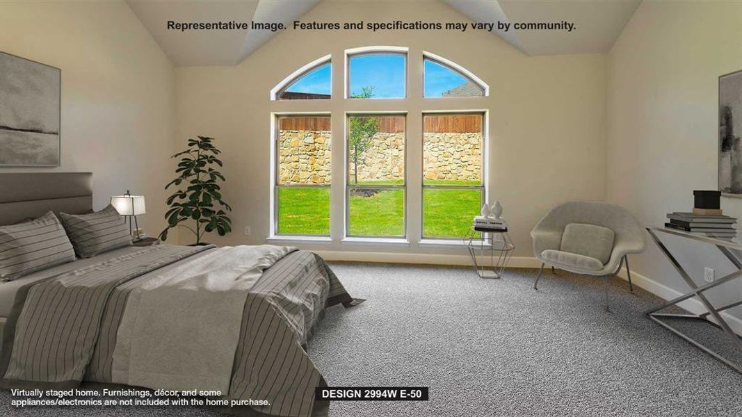 Furnished interior view inside a new home in Myrtle Creek, Waxahachie (Image 6).