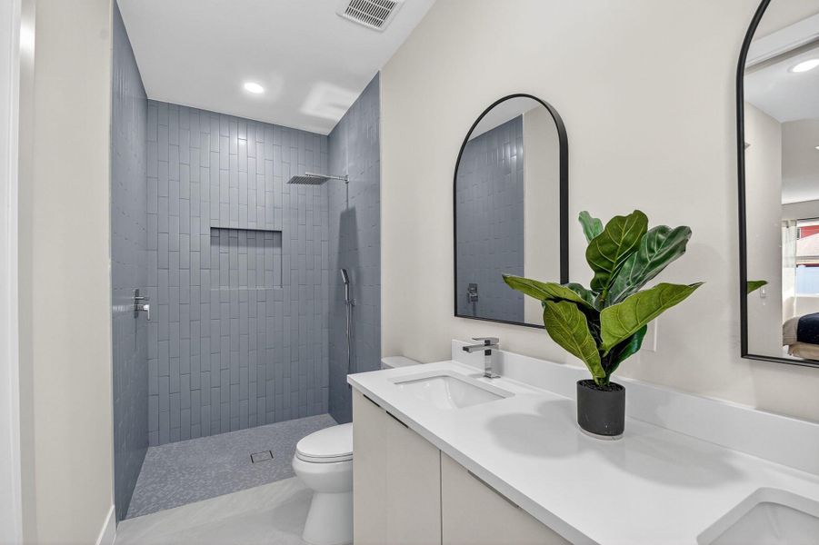 Furnished interior view inside a new home in , Jupiter (Image 11).