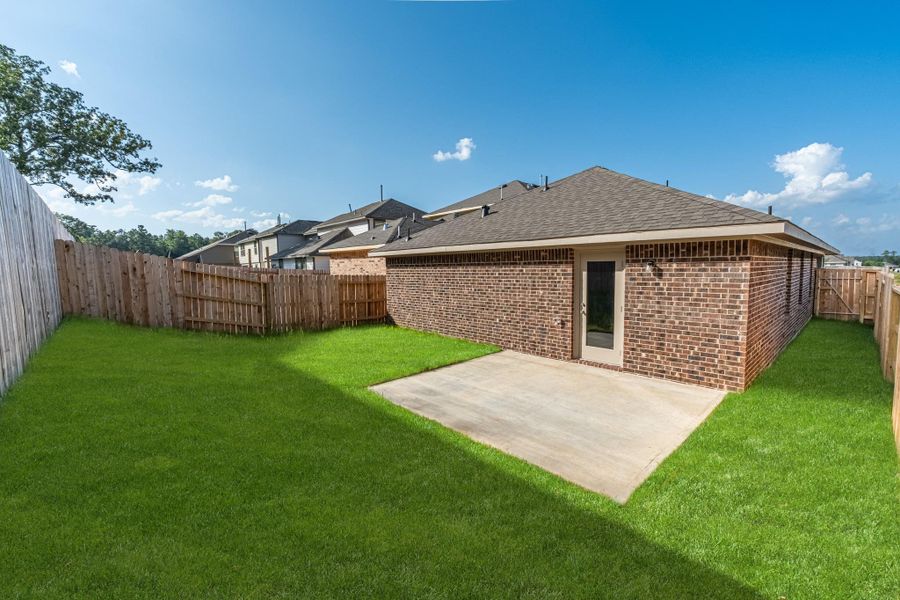 Spacious yard Spacious yard