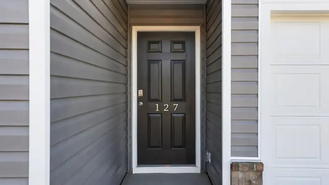 Exterior details and patio area of a home in Cedar Gap, Fountain Inn (Image 3).