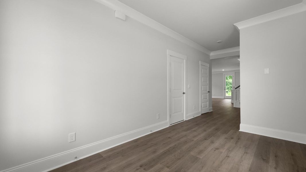 Spacious, unfurnished interior of a new home in Sheep Island, Summerville (Image 23). Spacious, unfurnished interior of a new home in Sheep Island, Summerville (Image 23).
