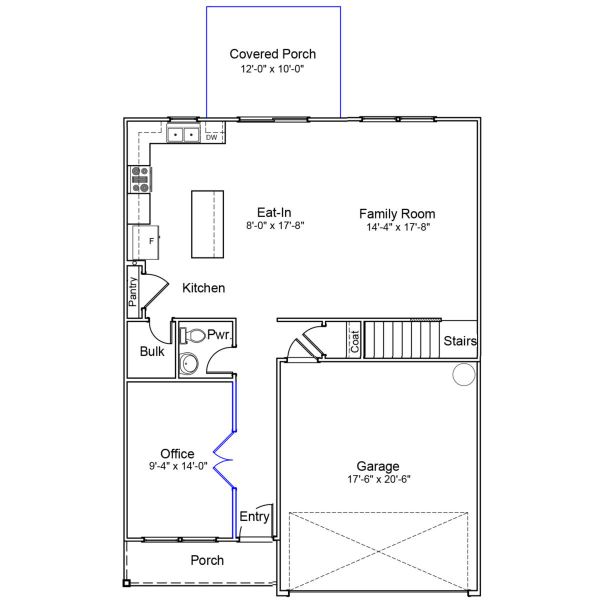 2D floor plan layout of this home in Bluefield, Lexington, SC (Image 2). 2D floor plan layout of this home in Bluefield, Lexington, SC (Image 2).
